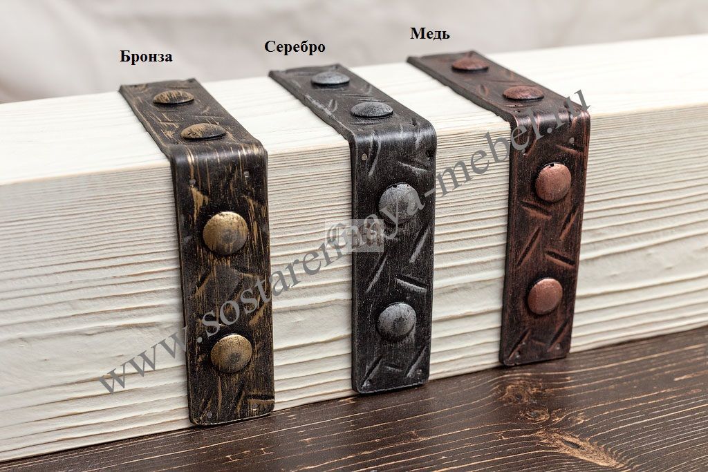 Декоративный ремень для скрытия стыков декоративных балок, цвет медь ...