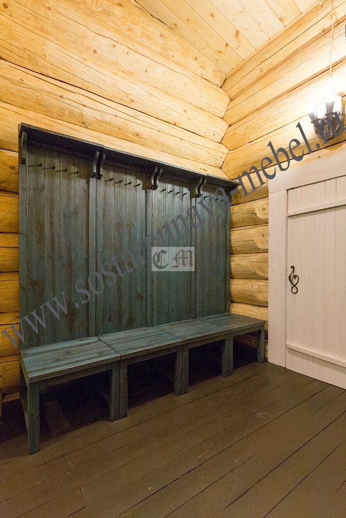 Шкаф в прихожую из массива дерева от производителя, купить
